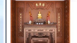 Không gian tụng Chú Đại Bi tại nhà yên tĩnh