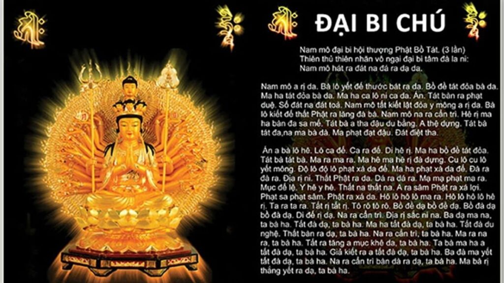 Một biến Chú Đại Bi và số lần tụng